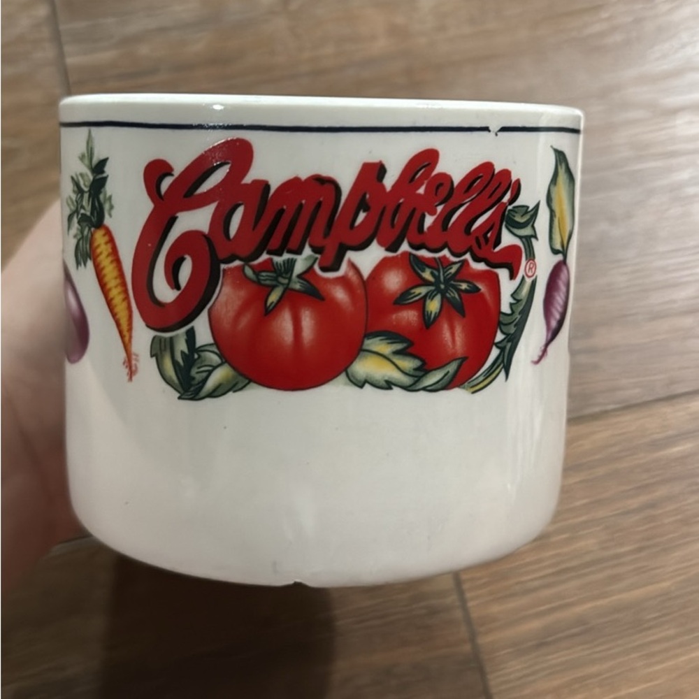 Campbell's Soup Mug with Vegetable Design Vintage
